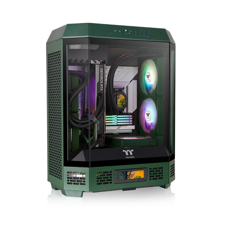 The Tower 600 Racing Green Mid Tower Chassis – Thermaltake Australia