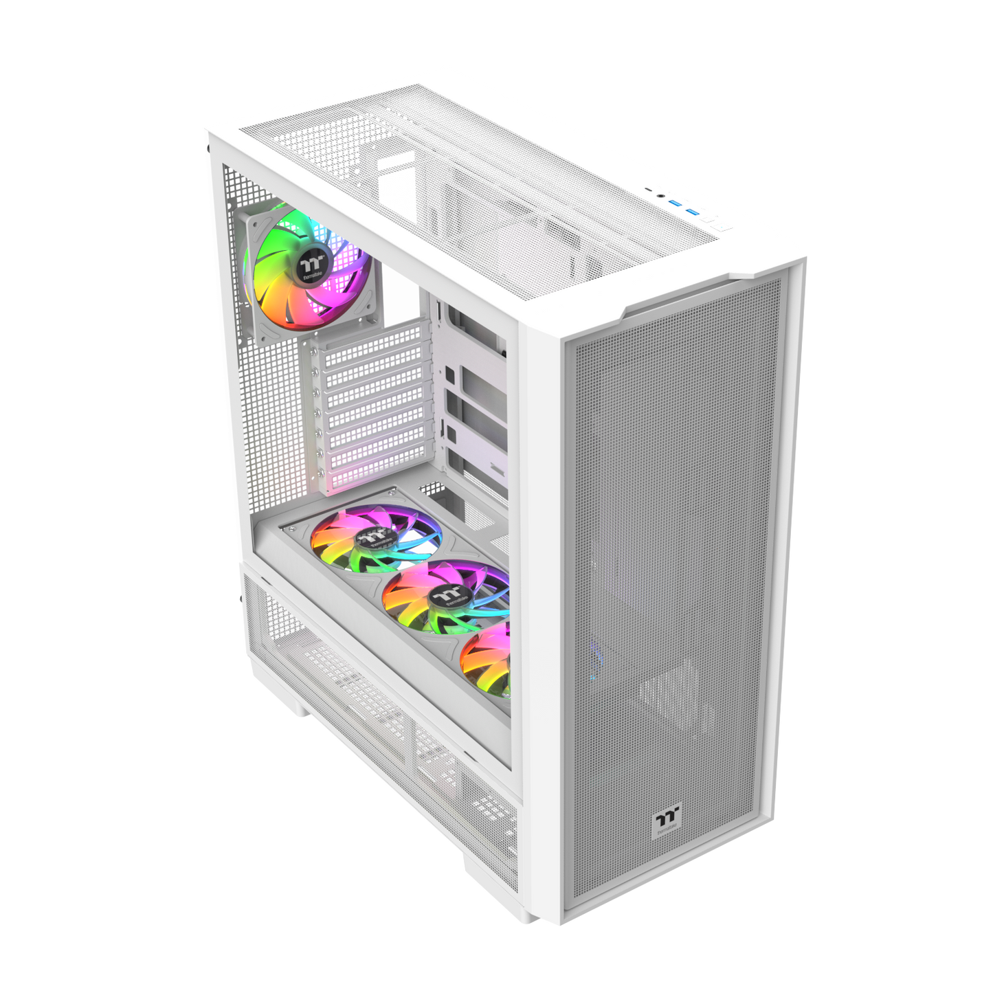 S380 TG ARGB Mid Tower Chassis - Snow Edition