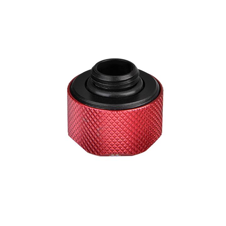 Pacific C-PRO G1/4 PETG Tube 16mm OD Compression – Red (6-Pack Fittings)