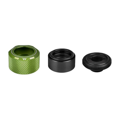 Pacific C-PRO G1/4 PETG Tube 16mm OD Compression – Green (6-Pack Fittings)