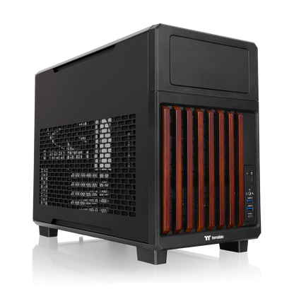TR200 WS Micro ATX Case Black Wood Edition