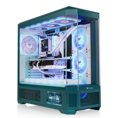 View 600 TG Transformative Teal Full Tower Chassis