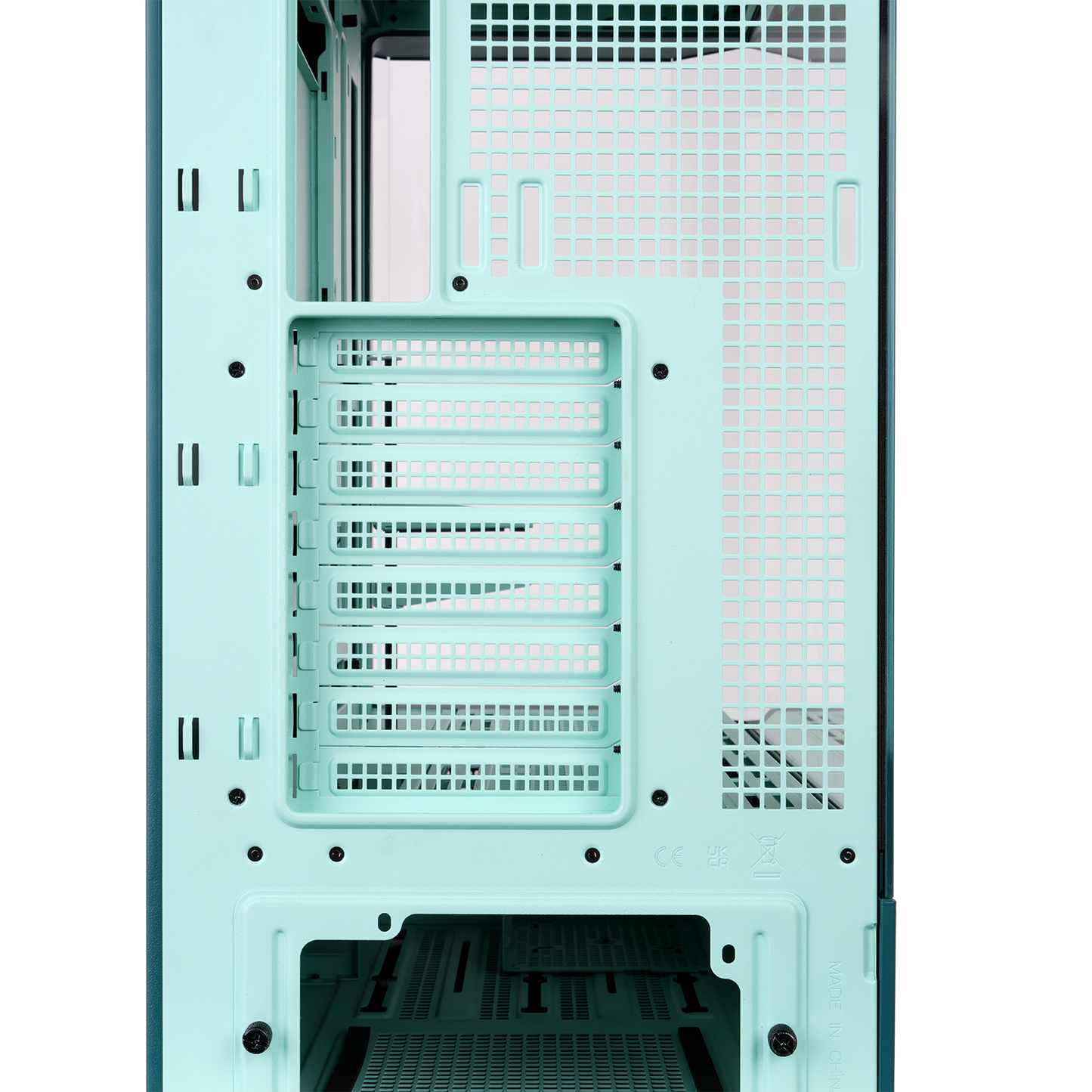 View 600 TG Transformative Teal Full Tower Chassis