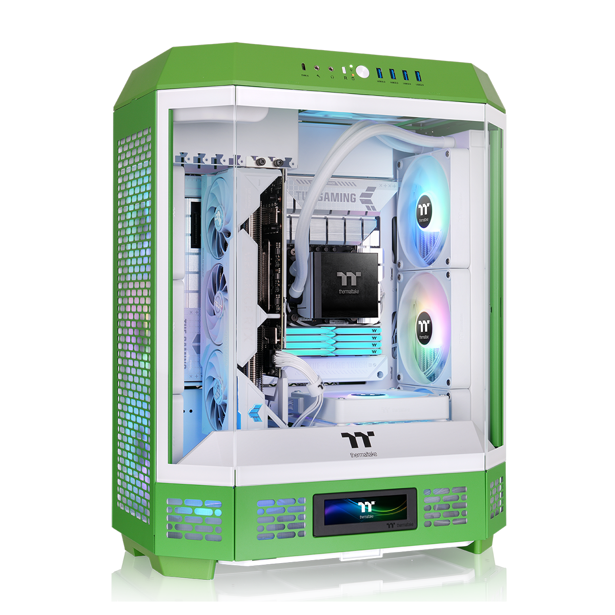 The Tower 600 Light-Year Green Mid Tower Chassis