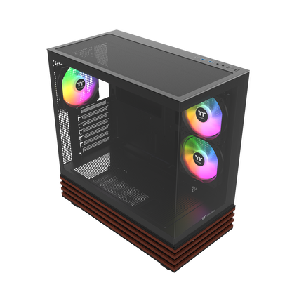 View 270 Plus WS ARGB Mid Tower Chassis Black Wood Edition
