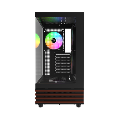 View 270 Plus WS ARGB Mid Tower Chassis Black Wood Edition