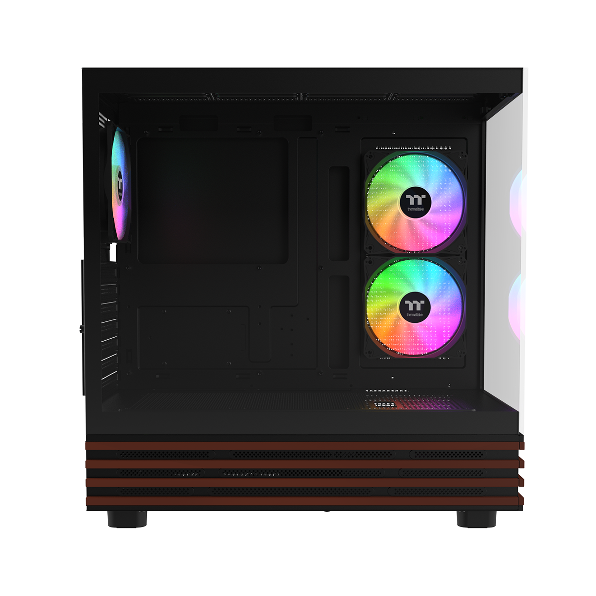 View 270 Plus WS ARGB Mid Tower Chassis Black Wood Edition