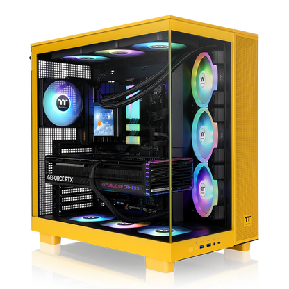 View 380 XL TG ARGB Bumblebee Mid Tower Chassis