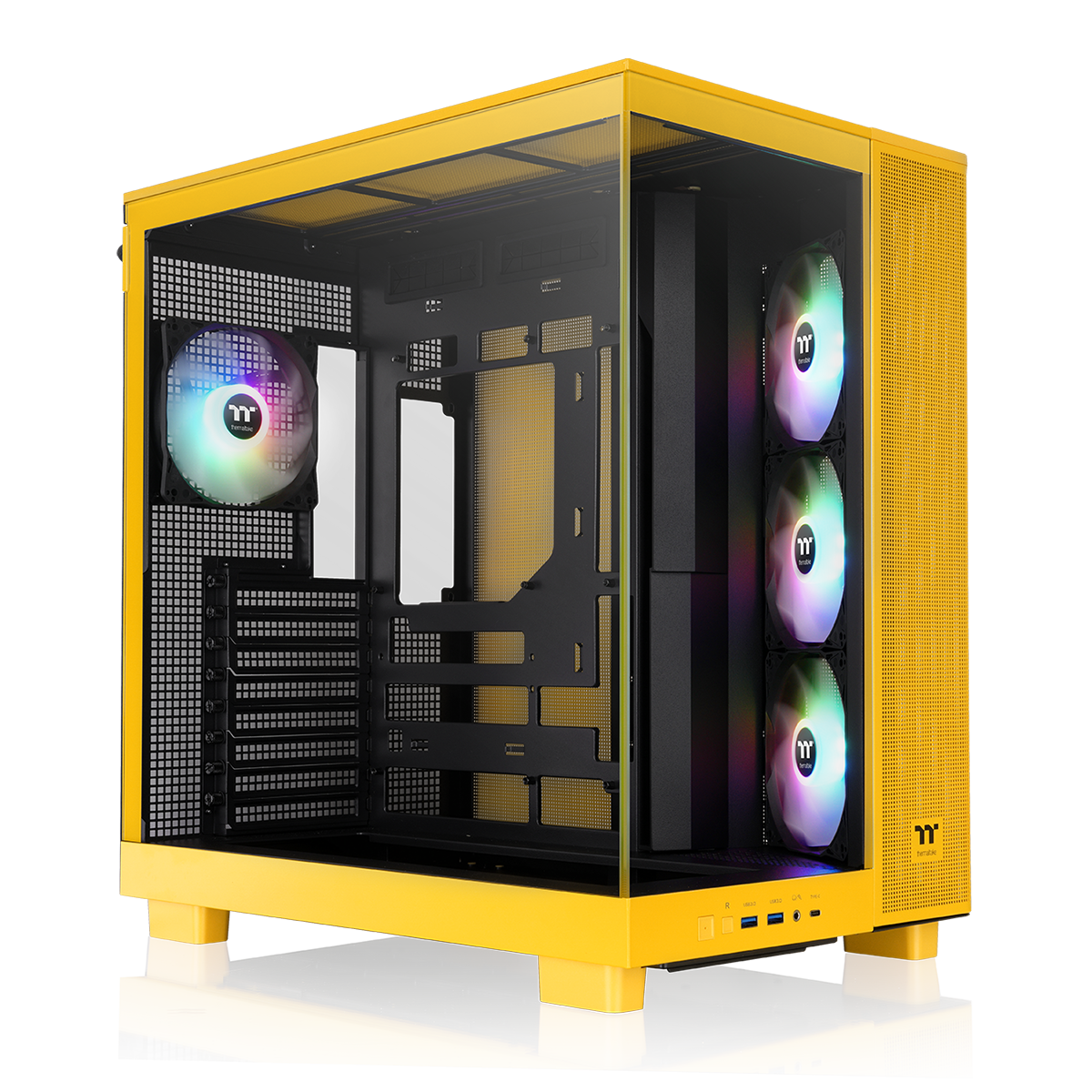 View 380 XL TG ARGB Bumblebee Mid Tower Chassis