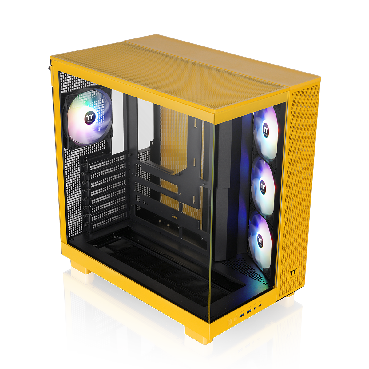 View 380 XL TG ARGB Bumblebee Mid Tower Chassis