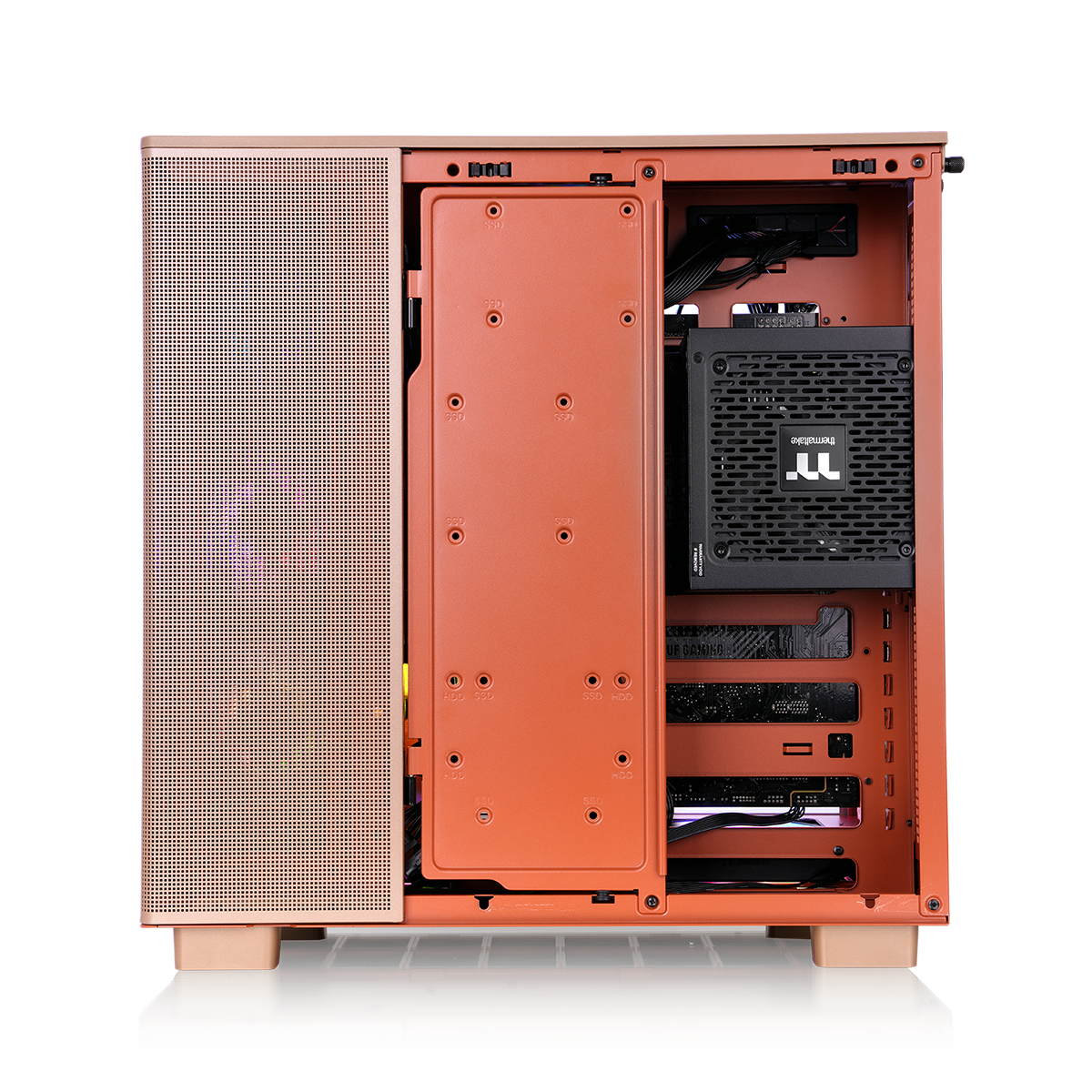 View 380 XL TG ARGB Gravel Sand Mid Tower Chassis