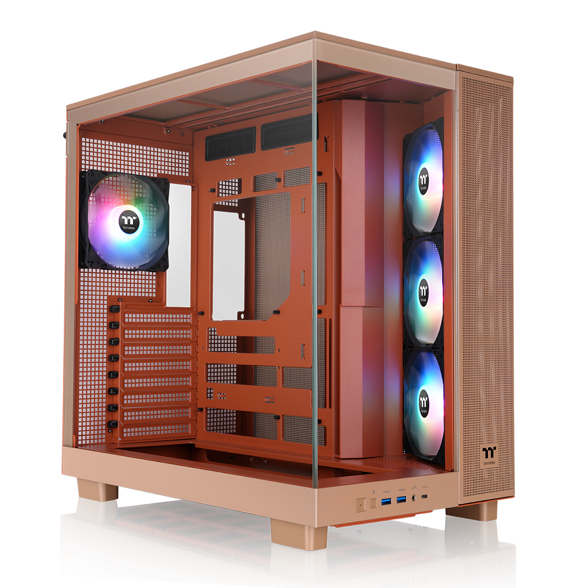 View 380 XL TG ARGB Gravel Sand Mid Tower Chassis