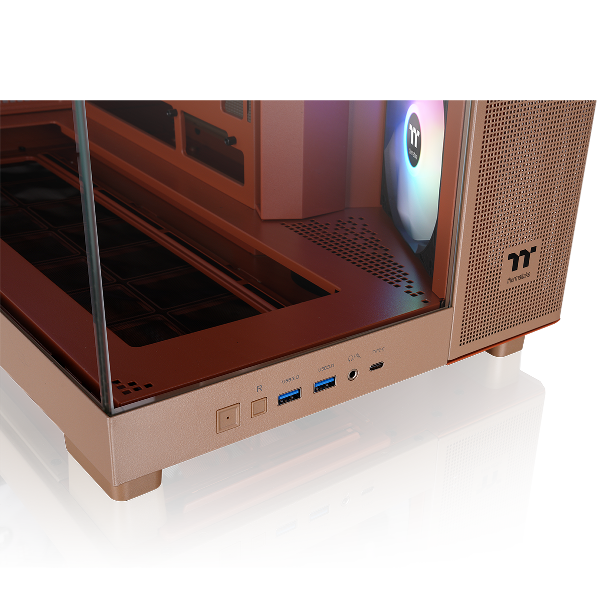 View 380 XL TG ARGB Gravel Sand Mid Tower Chassis