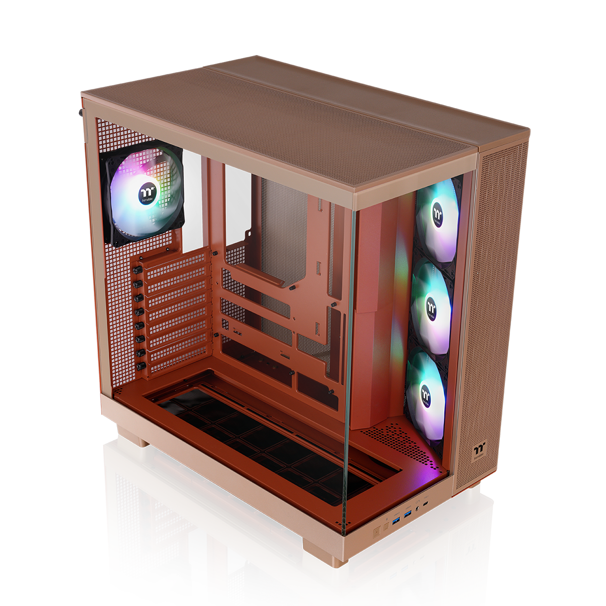 View 380 XL TG ARGB Gravel Sand Mid Tower Chassis