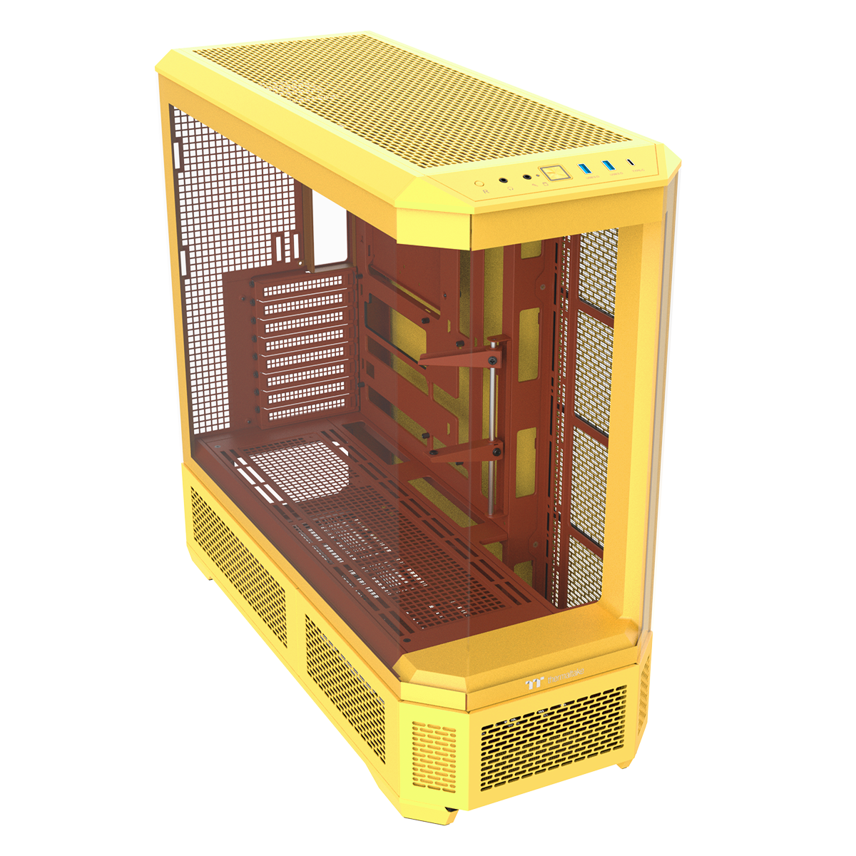 View 600 TG Butter Caramel Full Tower Chassis