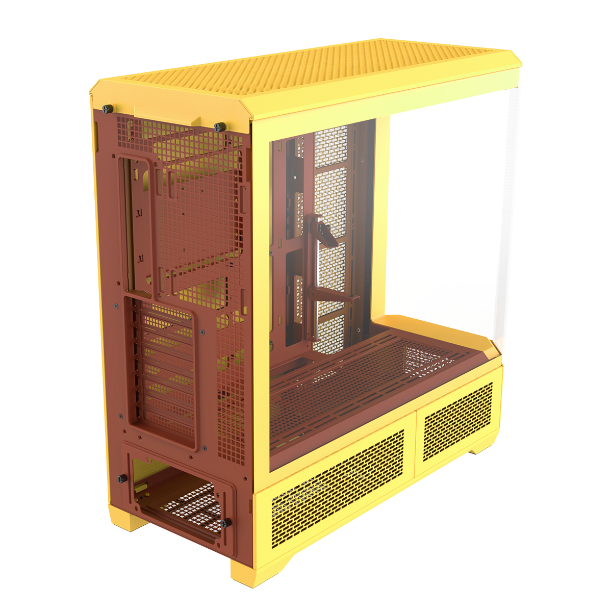 View 600 TG Butter Caramel Full Tower Chassis