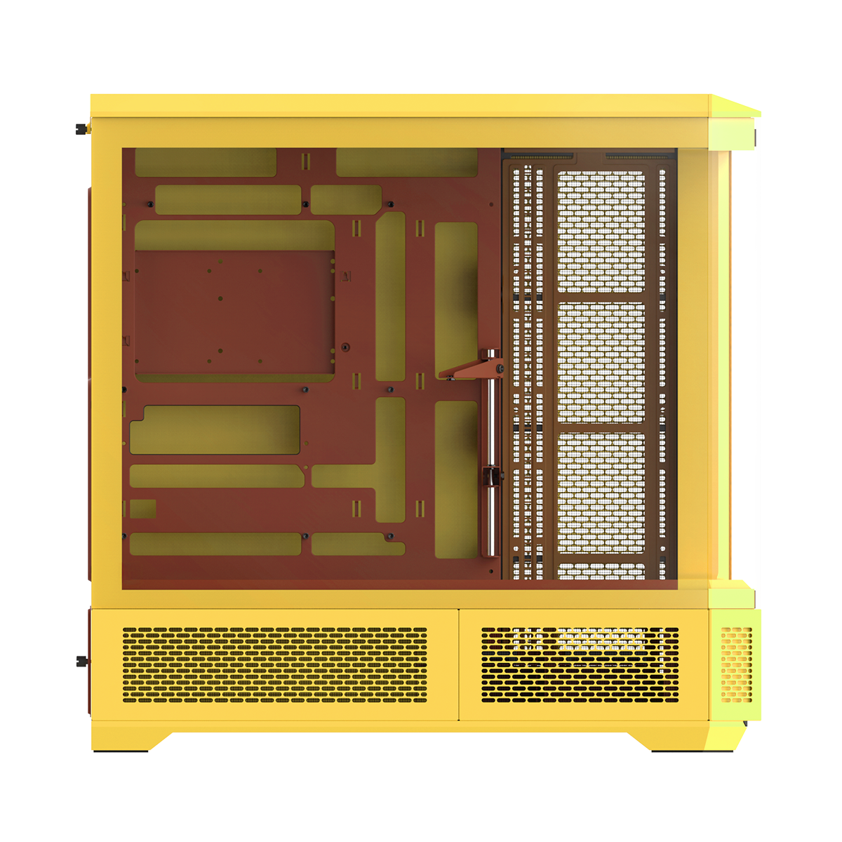 View 600 TG Butter Caramel Full Tower Chassis