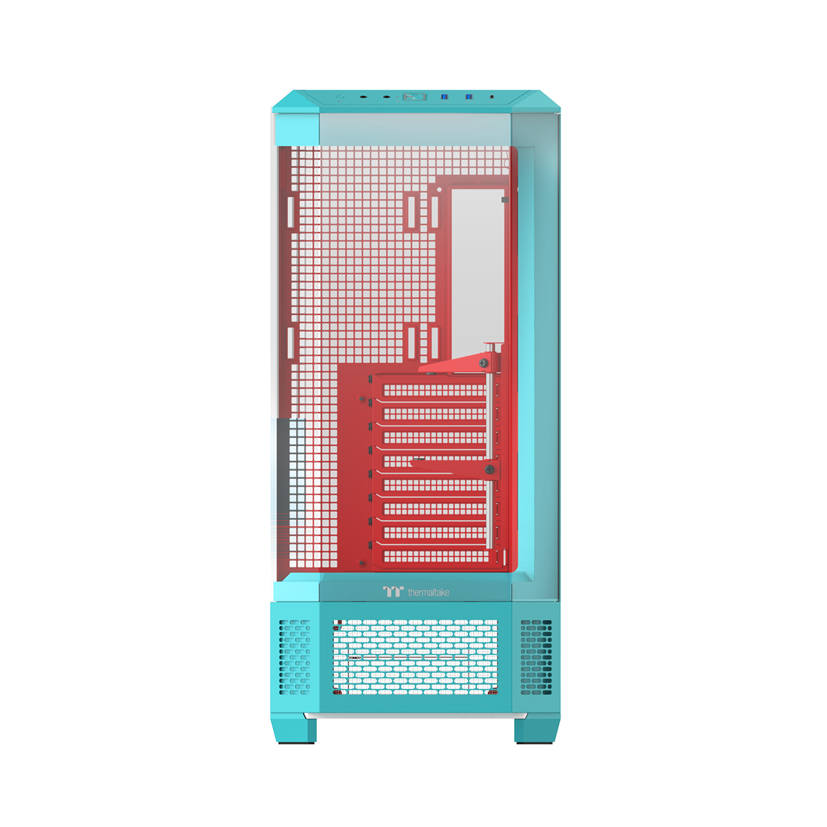 View 600 TG Mint Strawberry Full Tower Chassis