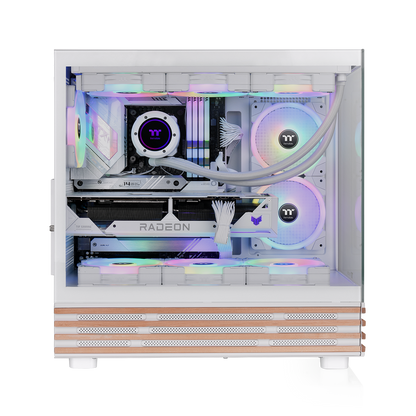 View 270 Plus WS ARGB Mid Tower Case Snow Wood Edition