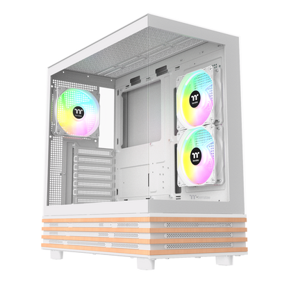 View 270 Plus WS ARGB Mid Tower Case Snow Wood Edition