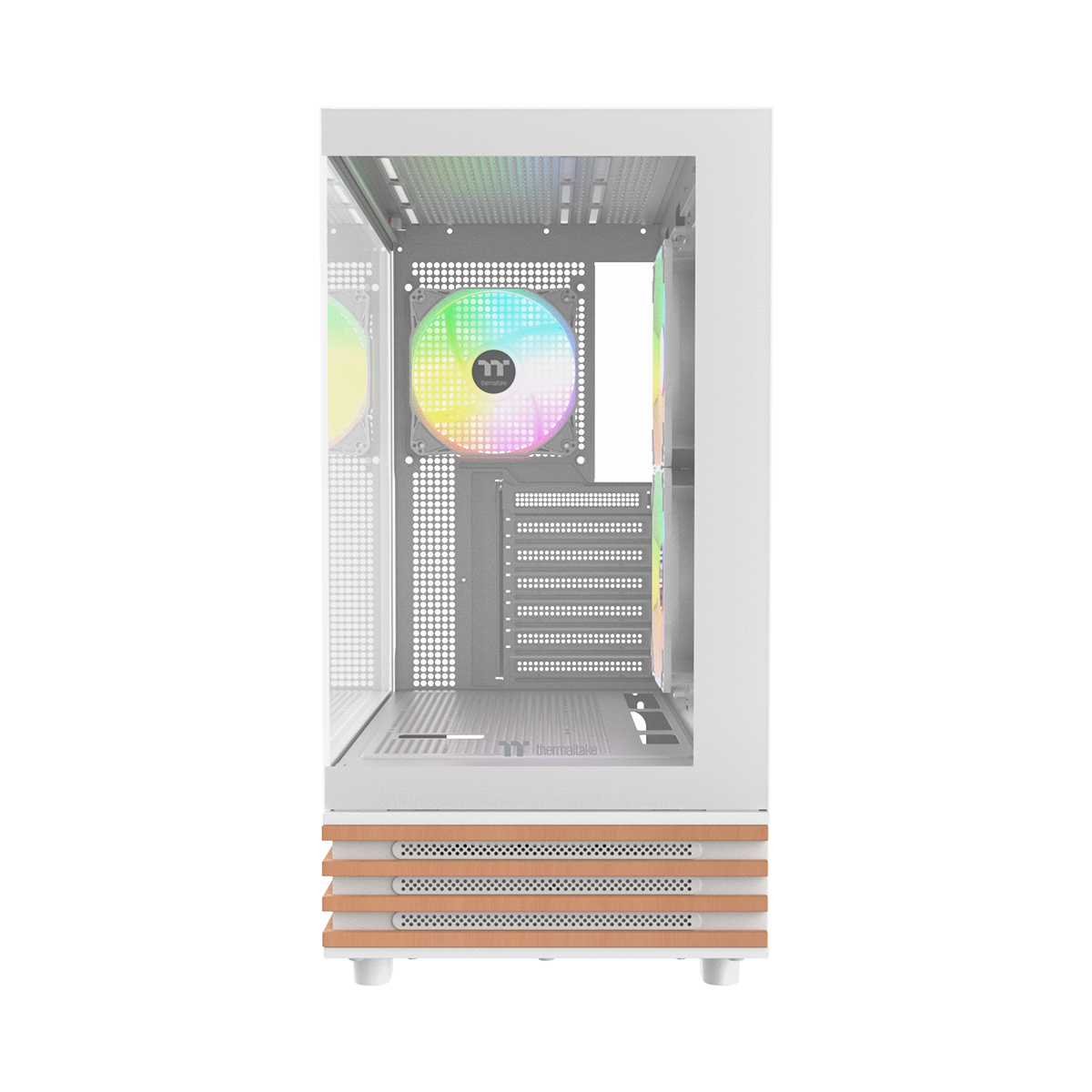 View 270 Plus WS ARGB Mid Tower Case Snow Wood Edition