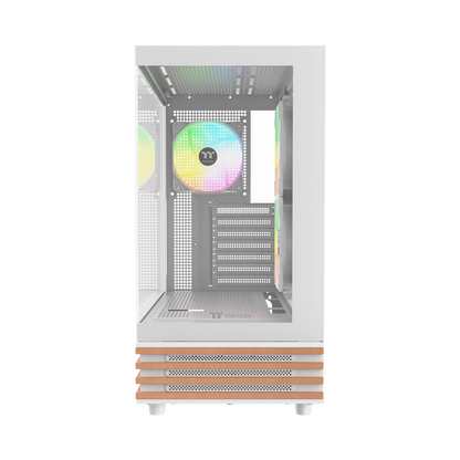 View 270 Plus WS ARGB Mid Tower Case Snow Wood Edition