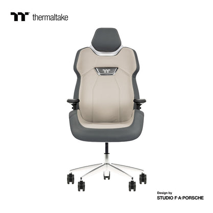 ARGENT E700 Real Leather Gaming Chair (Glacier White with Slate Gray) Design by Studio F. A. Porsche