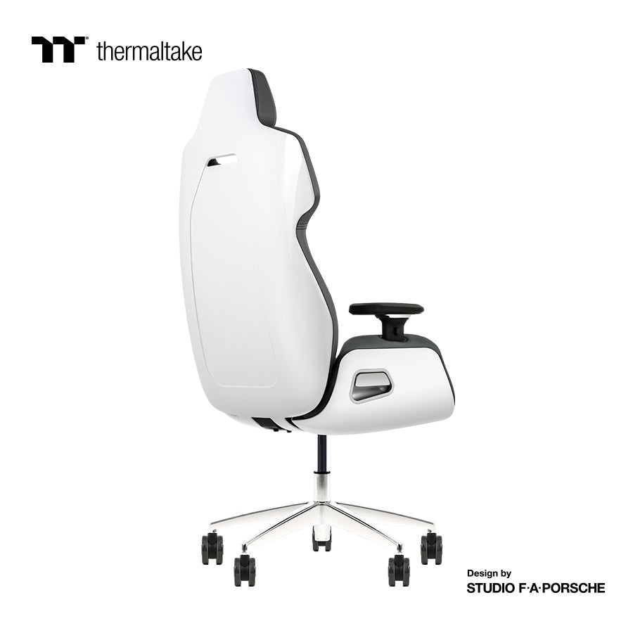ARGENT E700 Real Leather Gaming Chair (Glacier White with Slate Gray) Design by Studio F. A. Porsche