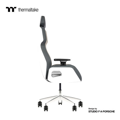 ARGENT E700 Real Leather Gaming Chair (Glacier White with Slate Gray) Design by Studio F. A. Porsche