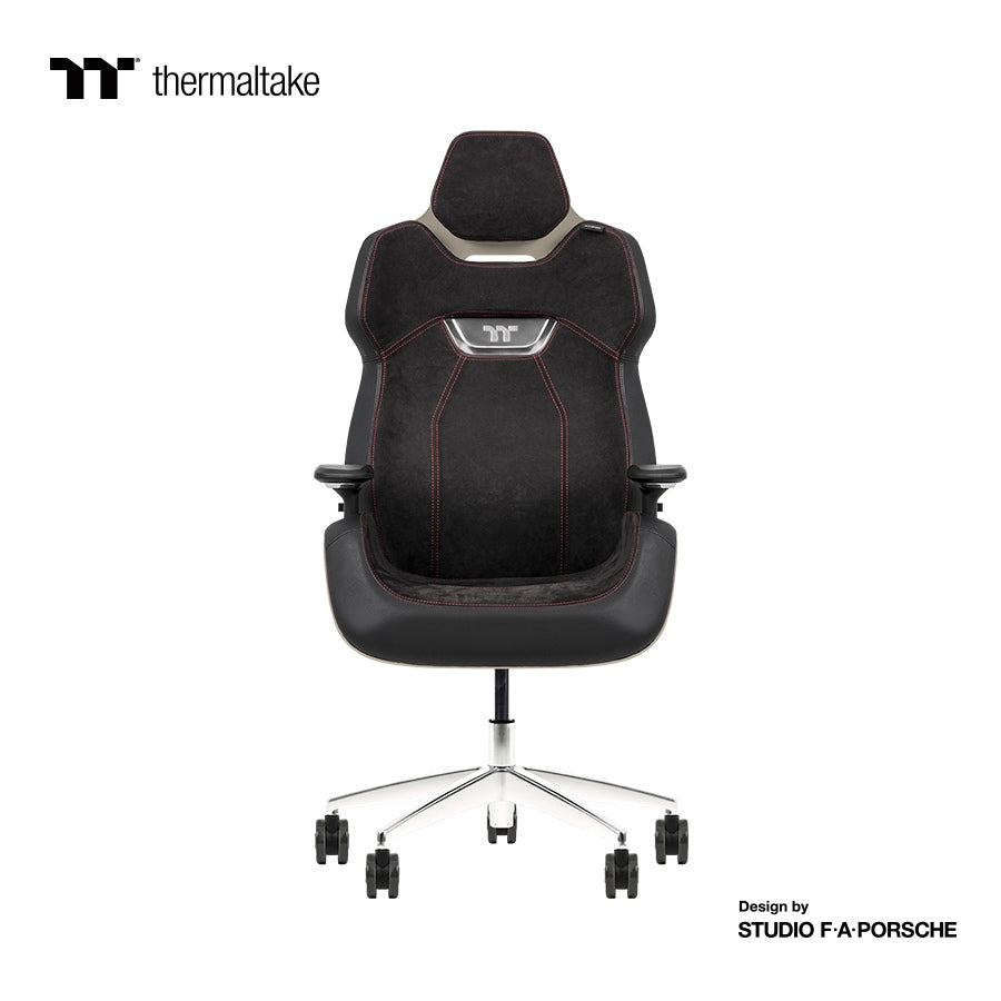 ARGENT E700 Real Leather Gaming Chair (Ice Grey with Alcantara Black) Design by Studio F. A. Porsche