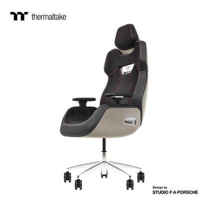 ARGENT E700 Real Leather Gaming Chair (Ice Grey with Alcantara Black) Design by Studio F. A. Porsche