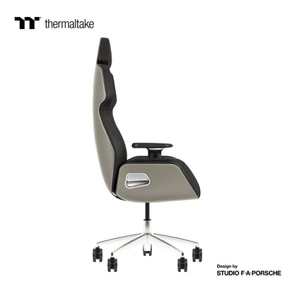 ARGENT E700 Real Leather Gaming Chair (Ice Grey with Alcantara Black) Design by Studio F. A. Porsche