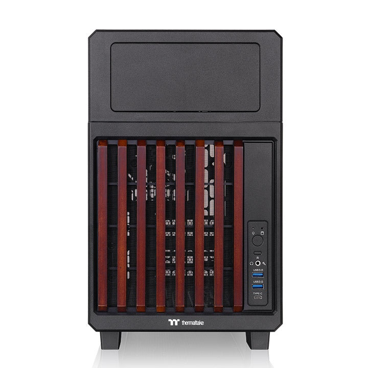 TR200 WS Micro ATX Case Black Wood Edition