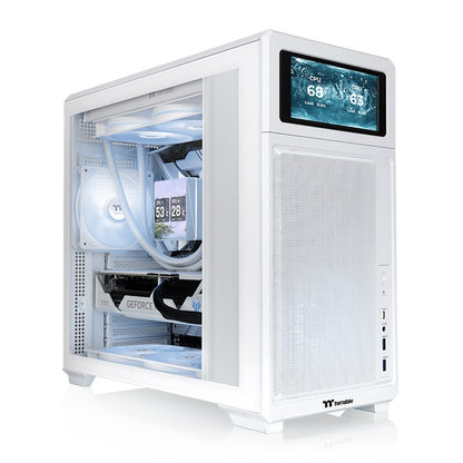 TR300 Tempered Glass Mid Tower Case Snow Edition  
