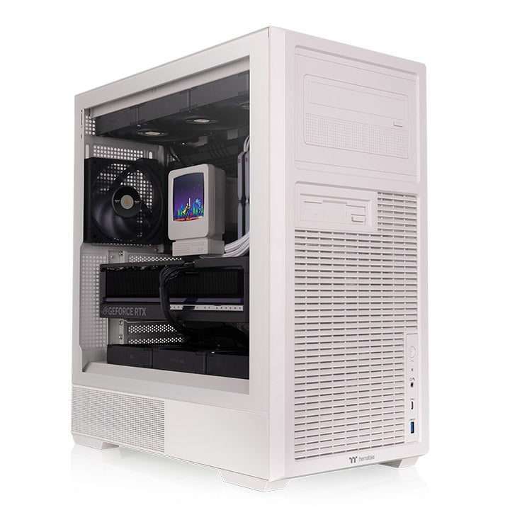 Retro 360 Tempered Glass Mid Tower Case Beige Edition