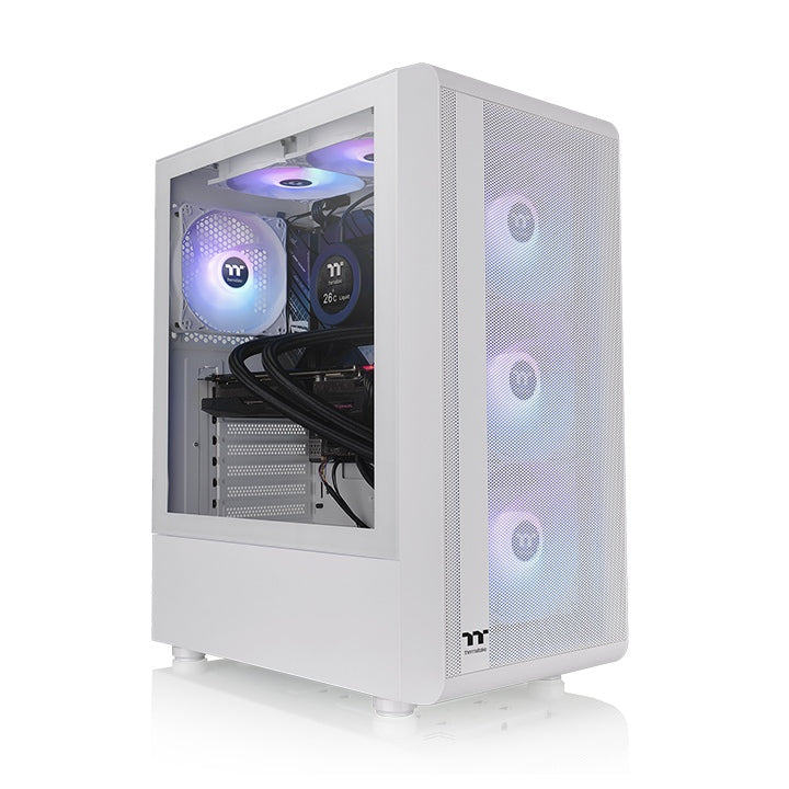 S200 TG ARGB Snow Mid Tower Chassis