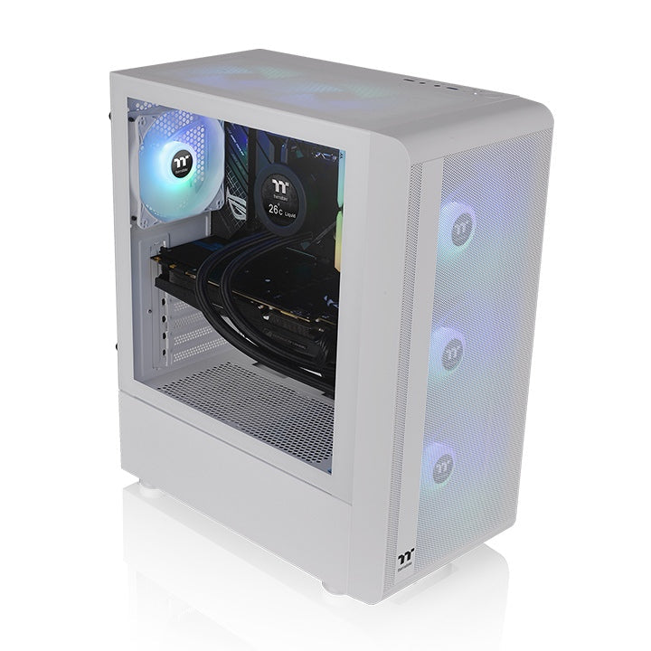 S200 TG ARGB Snow Mid Tower Chassis