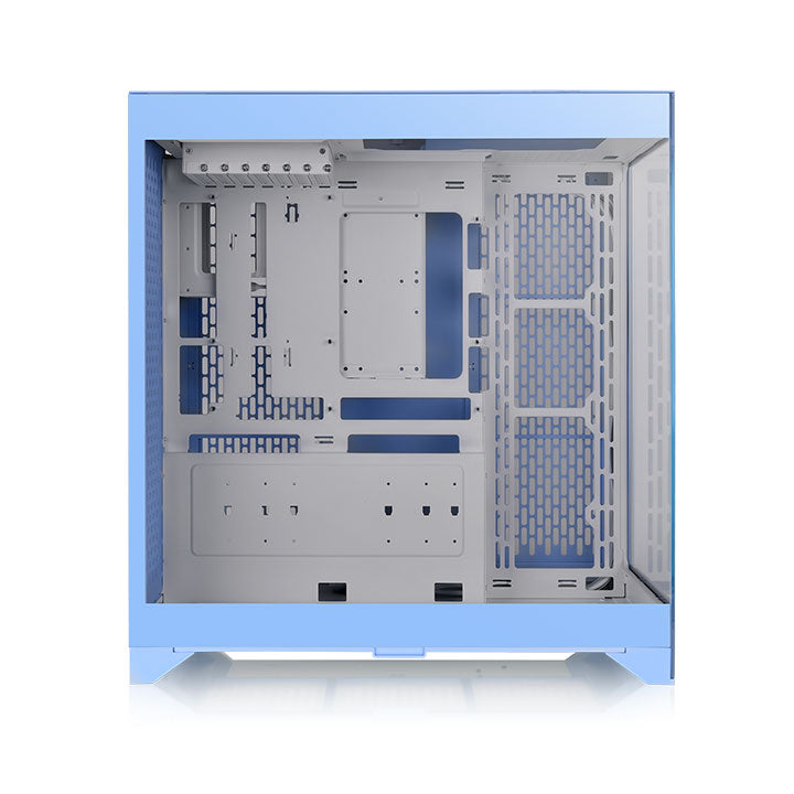 E660 Rear View CTE E660 MX Hydrangea Blue Dual Chamber Mid Tower Chassis – Thermaltake ...