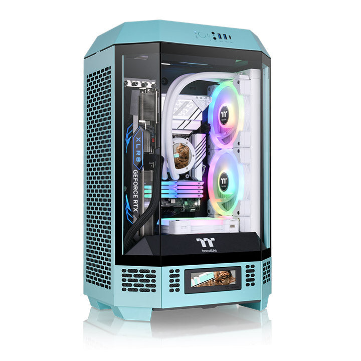 The Tower 300 Turquoise Micro Tower Chassis