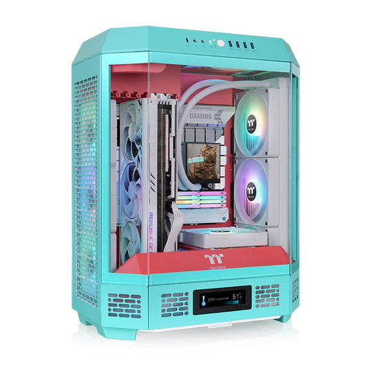 The Tower 600 Mint Strawberry Mid Tower Chassis