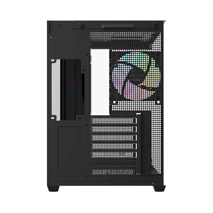 View 380 WS ARGB Mid Tower Case Black Wood Edition