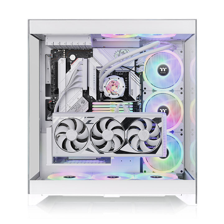 CTE E550 TG Snow Mid Tower Chassis – Thermaltake Australia