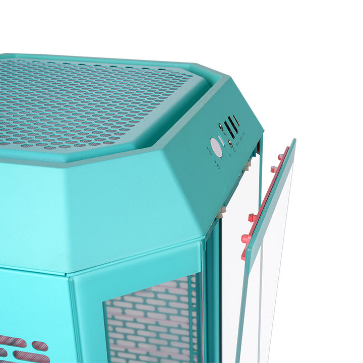 The Tower 250 Mint Strawberry Mini Tower Chassis