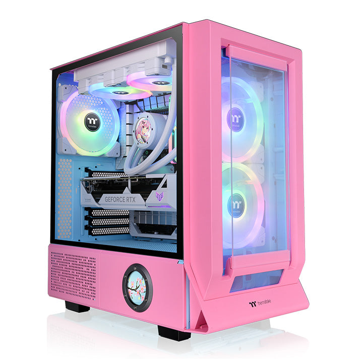 Ceres 350 MX Bubble Pink (Interchangeable Mesh/TG Front Panel) Mid Tower Chassis