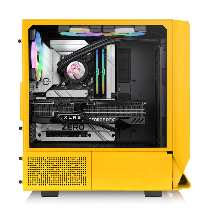 Ceres 350 MX Bumblebee (Interchangeable Mesh/TG Front Panel) Mid Tower Chassis