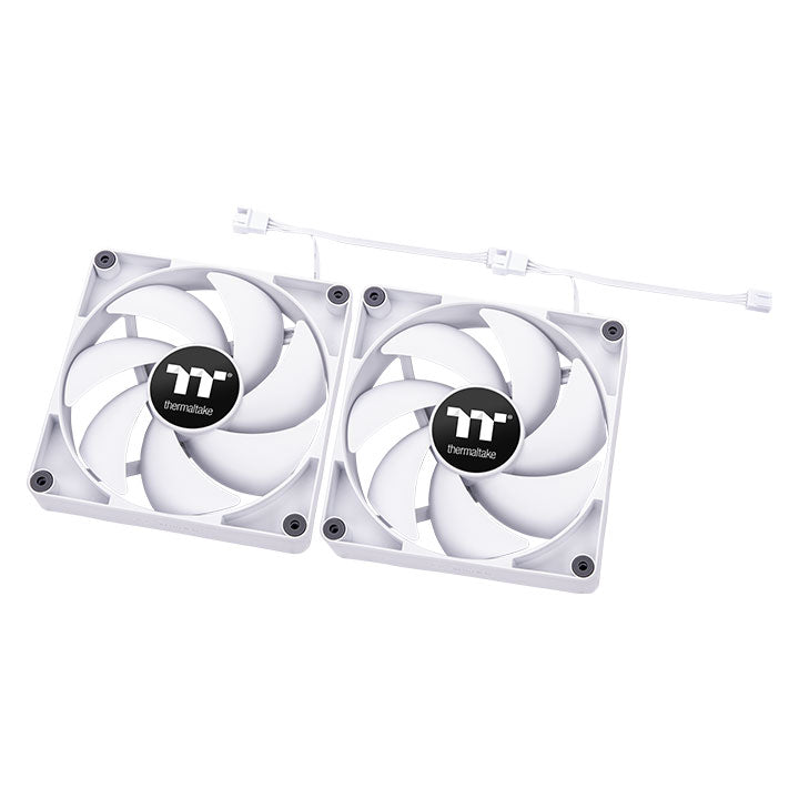 CT140 PC Cooling Fan White (2-Fan Pack)