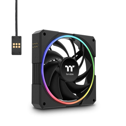 TS120 EX RGB Magnetic Quick Connect PWM Fan Black Edition - 3 Fan Pack