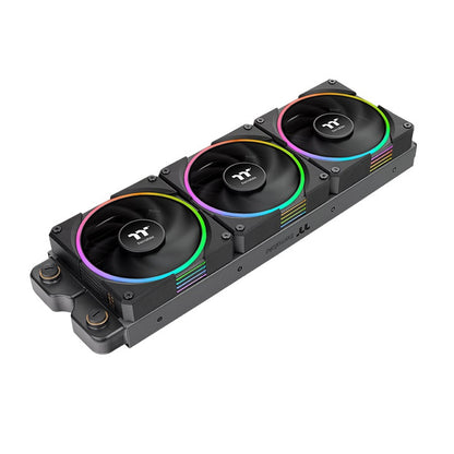 TS120 EX RGB Magnetic Quick Connect PWM Fan Black Edition - 3 Fan Pack