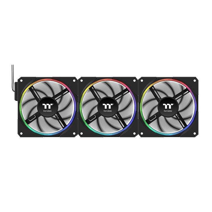 TS120 EX RGB Magnetic Quick Connect PWM Fan Black Edition - 3 Fan Pack