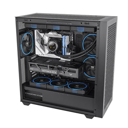 TS120 EX RGB Magnetic Quick Connect PWM Fan Black Edition - 3 Fan Pack